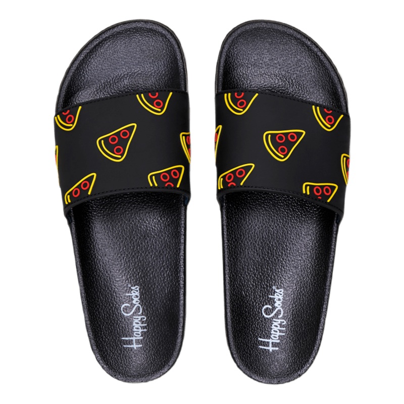 Pool Slider Pizza Slice Black|EU 36/37|EU 38/39|EU 40/41|EU 42/43|EU 44/45|EU 46