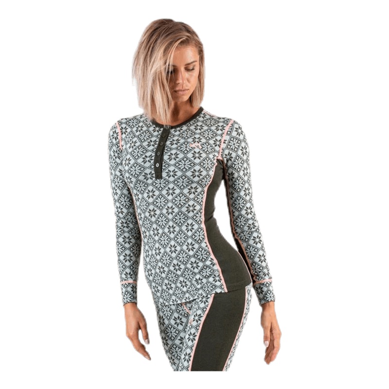 Rose Long Sleeve Shirt Green|S|M|L|XL