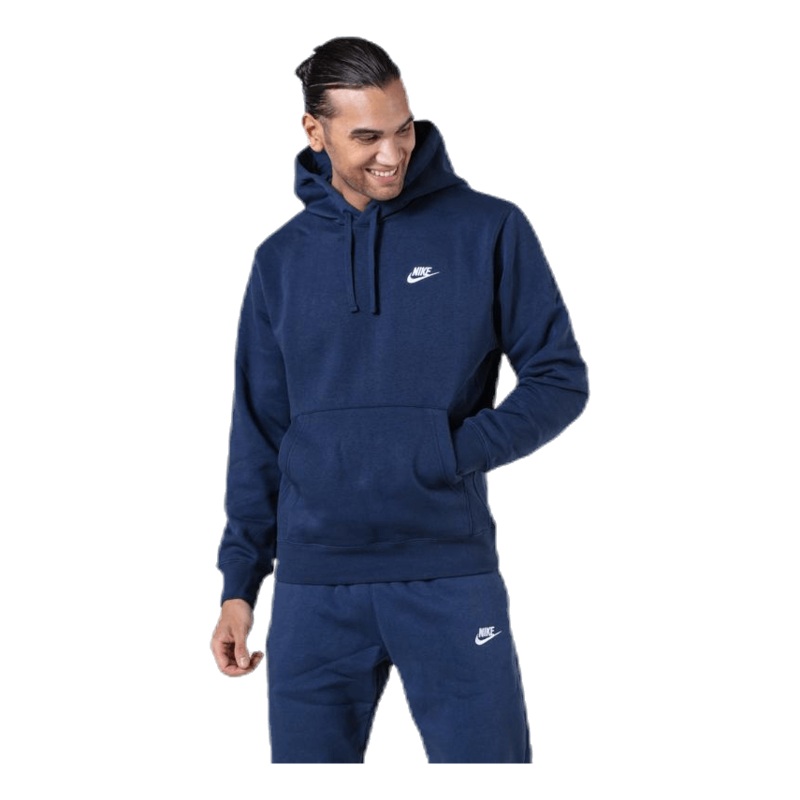 Sportswear Club Fleece Pullover Hoodie MIDNIGHT NAVY/MIDNIGHT NAVY/WHITE