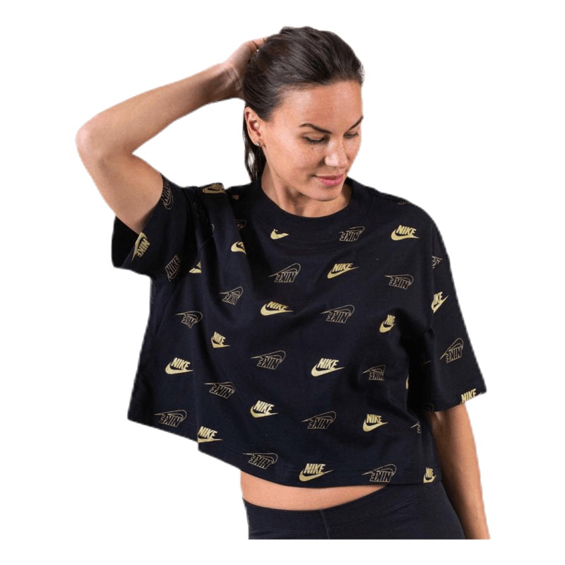 SS Crop BFF Shine Black|S|M|L|XL