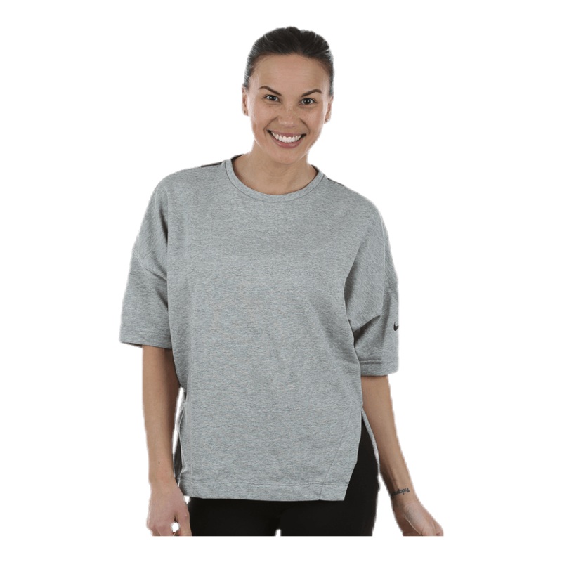 Versa Dry 3/4 Sleeve Top Black/Grey