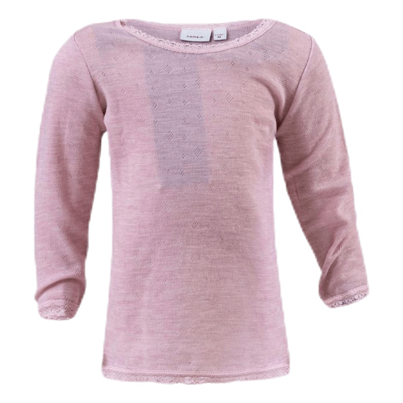 Wang Wool Needle Ls Top Xix Purple