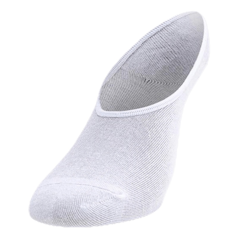 No Show Socks Bamboo 5-pack White