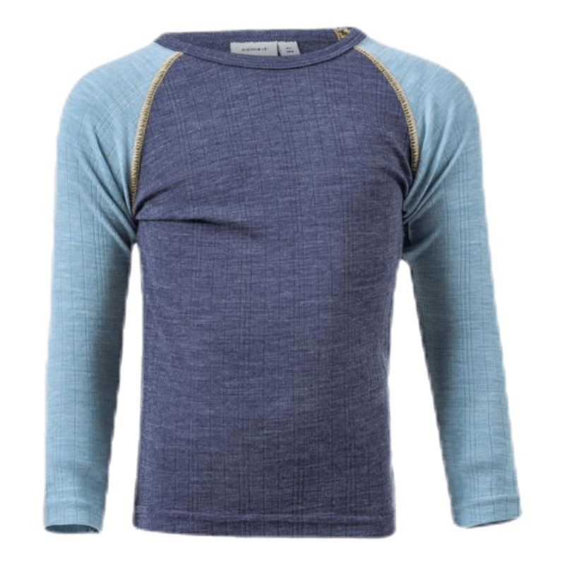 Wang Wool Needle Ls Top Xix Blue