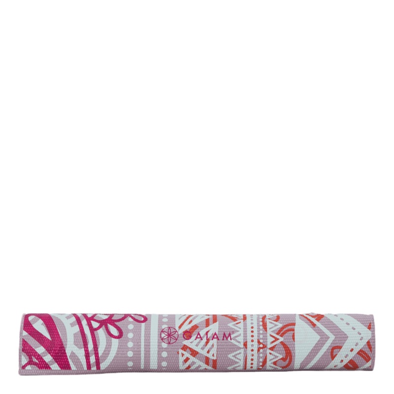 4mm Yoga Mat Bohemian Rose Blue/Turquoise