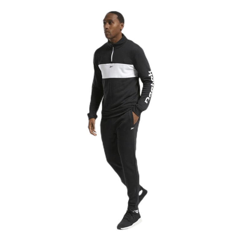Training Essentials Linear Logo Tracksuit Black