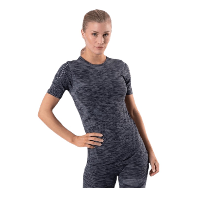 Ascoli Seamless Melange S/S Tee Black