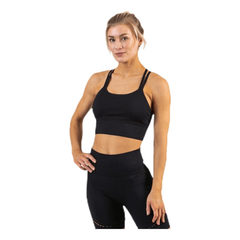 Vinyasa Seamless Bra Black|S/M|M/L
