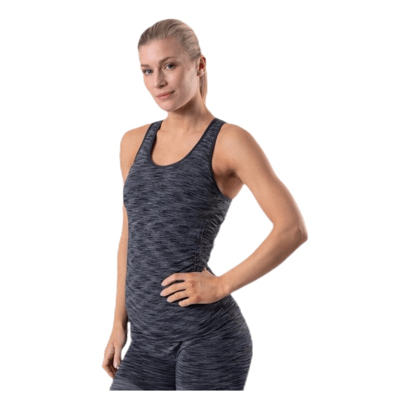 Acir Seamless Melange Top Black