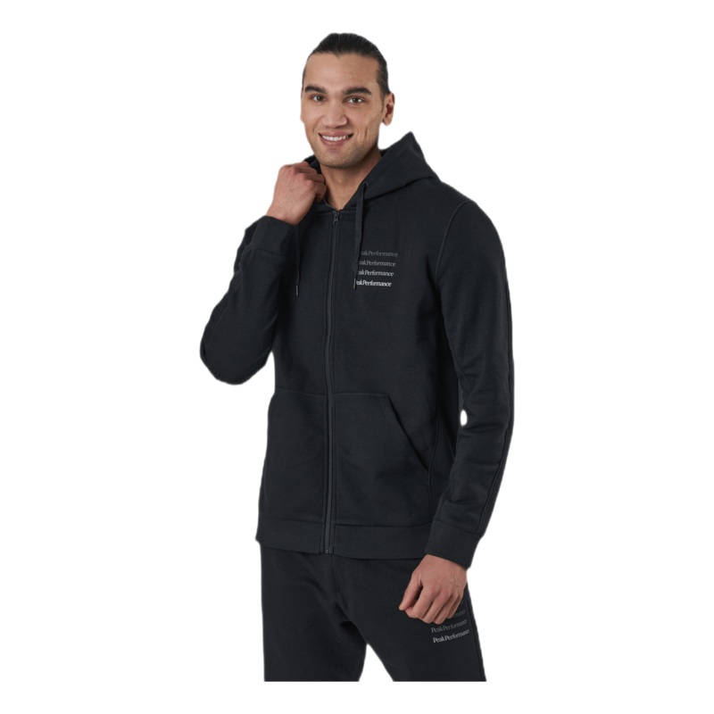 Ground Zip Hood Black|L|XL|XXL