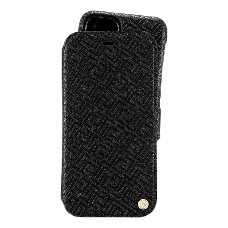 Stockholm Wallet Case Magnet iPhone 11 Black