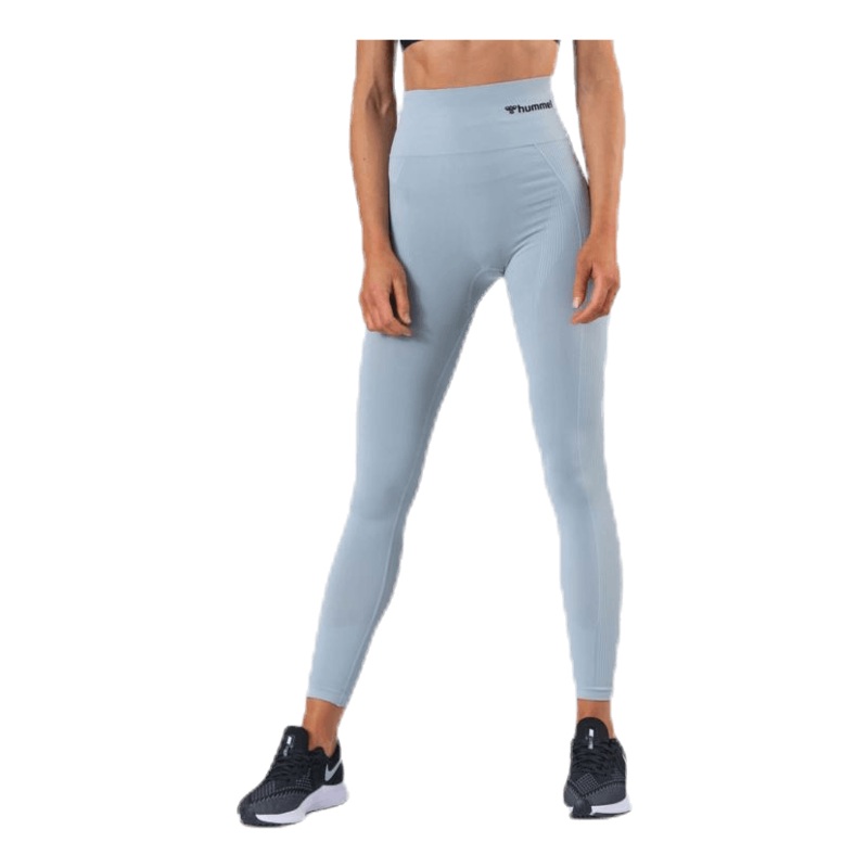 Tif High Waist Seamless Tights Grey/Beige