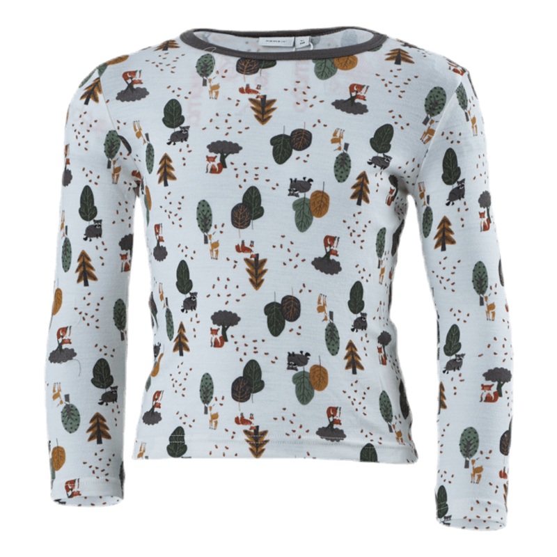 Willit Wool Ls Top White|86|92|98|104|110