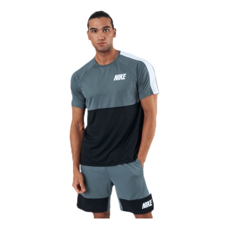 Dri-FIT Hyper SS Top Black/Grey