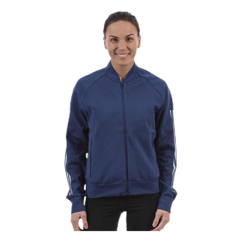 ID Knitted Bomber Jacket Blue|XS|S