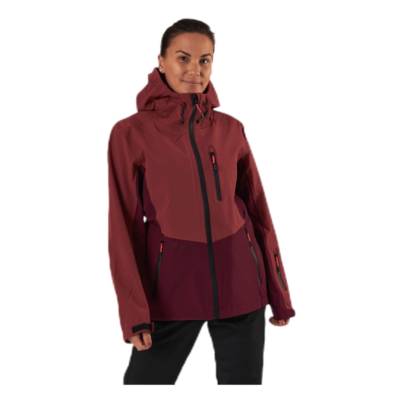 Vilma Hardshell Ski Jacket W-PRO 15000 Purple