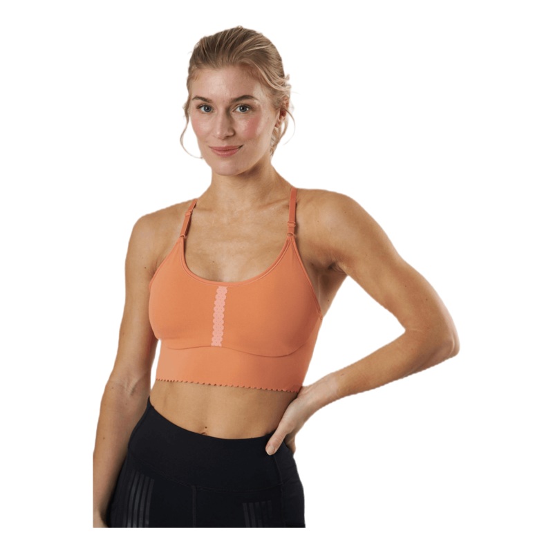 Yoga Indy Eyelet Light Bra Orange