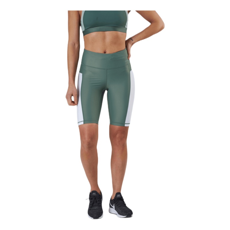 Stripe Bike Shorts Green|34|36|38|40|42