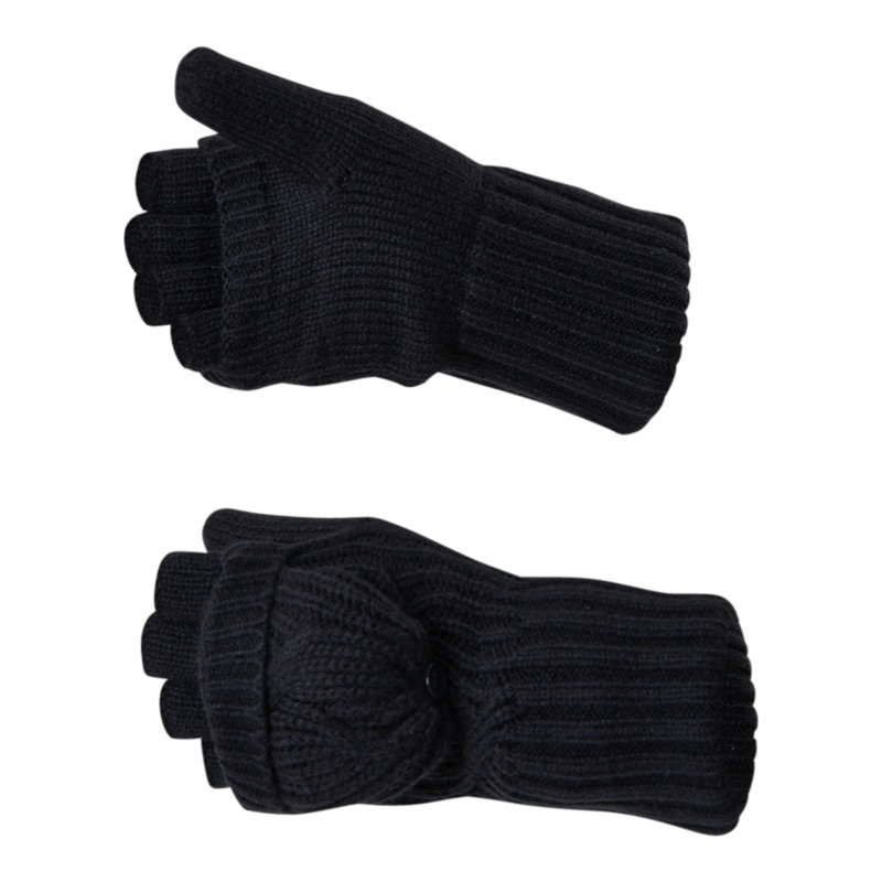 Around Town Mitten Black|S/M|L/XL