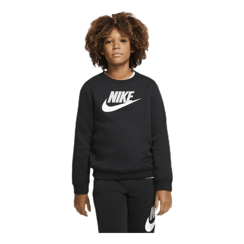 Sportswear Club Fleece Big Kids’ (Boys’) Crew BLACK