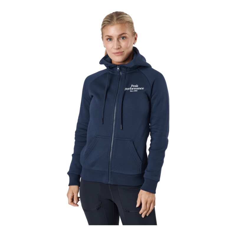 W Original Zip Hood Blue Shadow