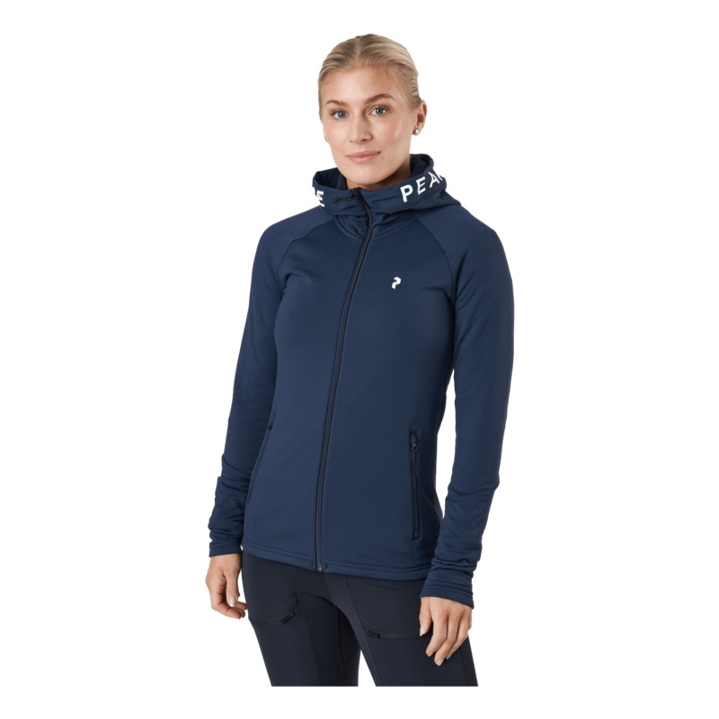 W Rider Zip Hood Blue Shadow|XS|S|M|L|XL