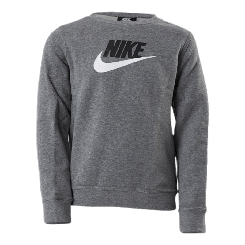 Sportswear Club Fleece Big Kids’ (Boys’) Crew CARBON HEATHER