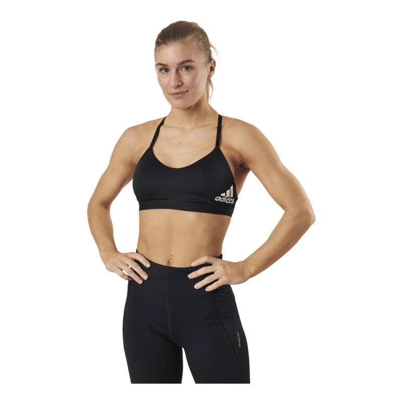 All Me Light Support Training Bra Black / White