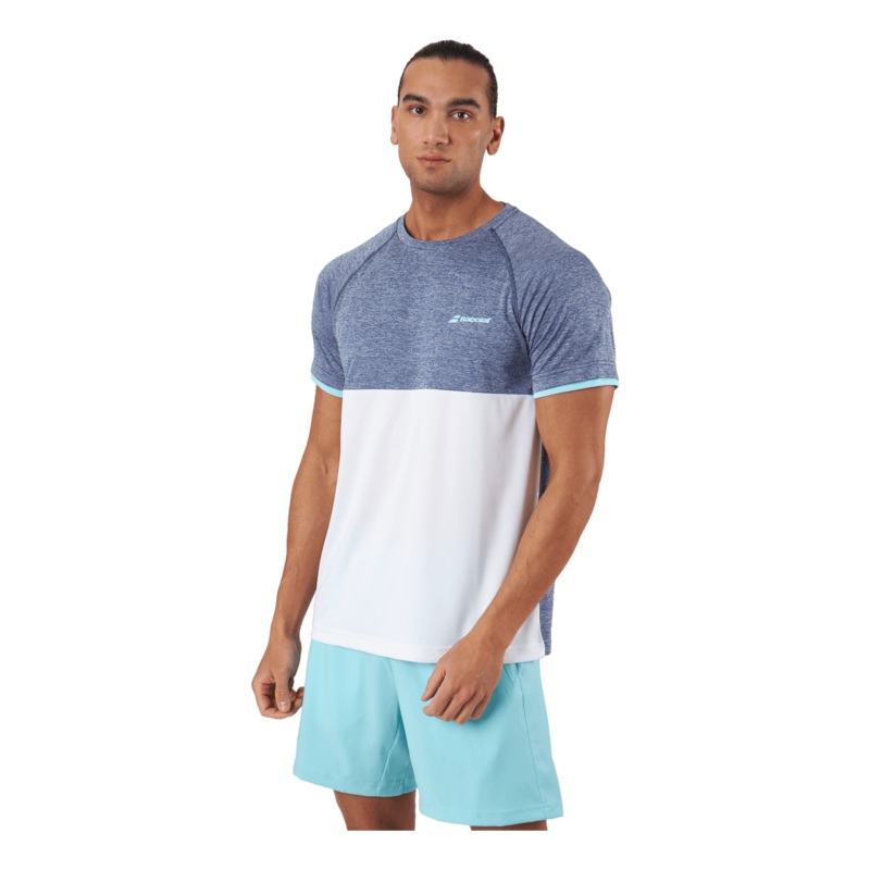 T-shirt Play Crew Neck White Blue