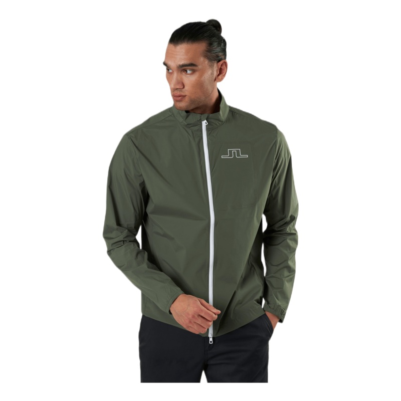 Ash Light Packable Golf Jacket Green