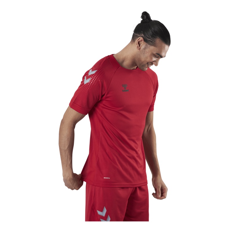 Poly SS Jersey Red|S|M|L|XL