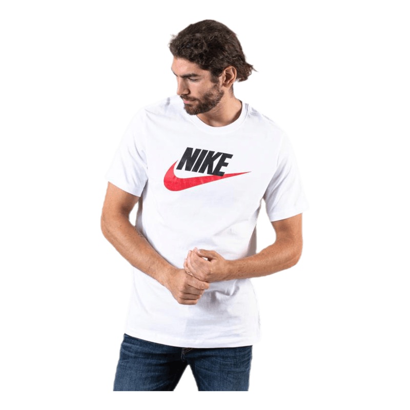 Sportswear Men’s T-Shirt WHITE/BLACK/UNIVERSITY RED