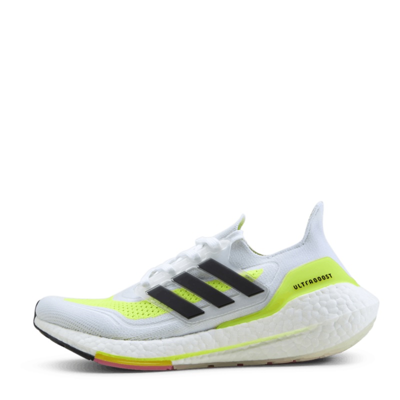 Ultraboost 21 Shoes Cloud White / Core Black / Solar Yellow