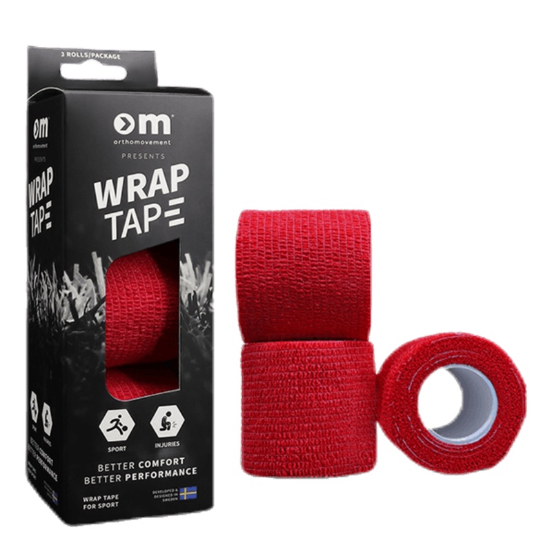 Wrap Tape 5CM/4,5M x3 Red|ONESIZE