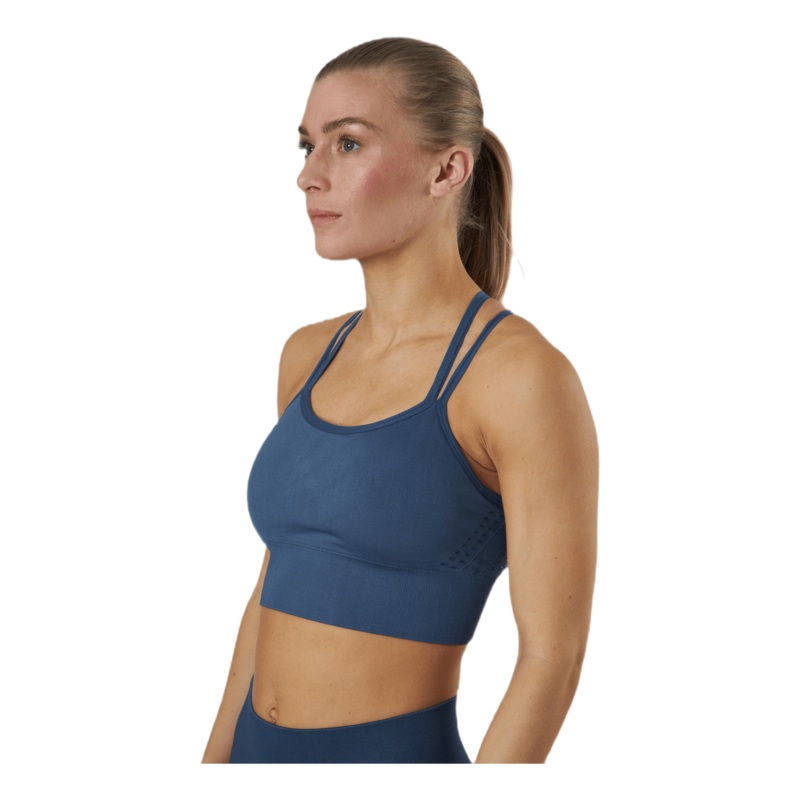Vinyasa Seamless Bra Blue|S/M|M/L