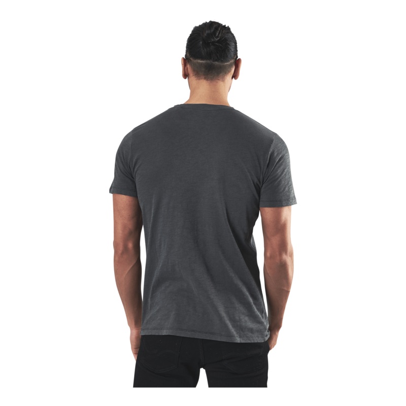 Wash Jeans Tee Ss Crew Neck Black