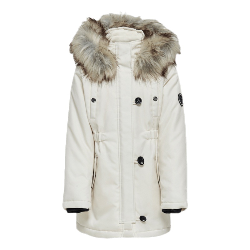 Iris Fur Parka White|128|134|140|146|152|158|164