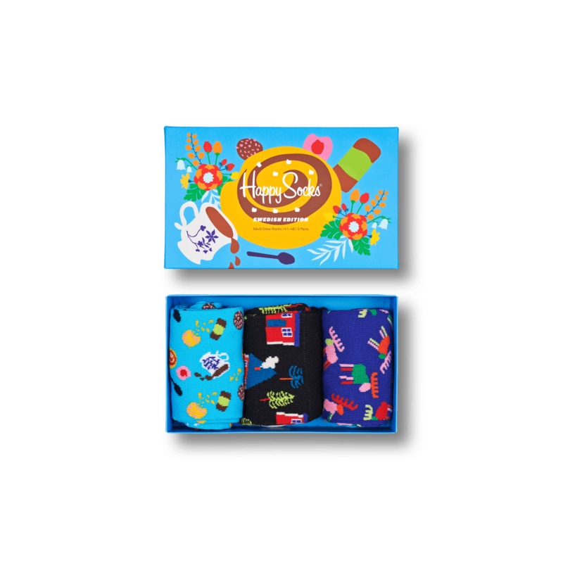 Swedish Edition 3-Pack Gift Box Blue/Yellow