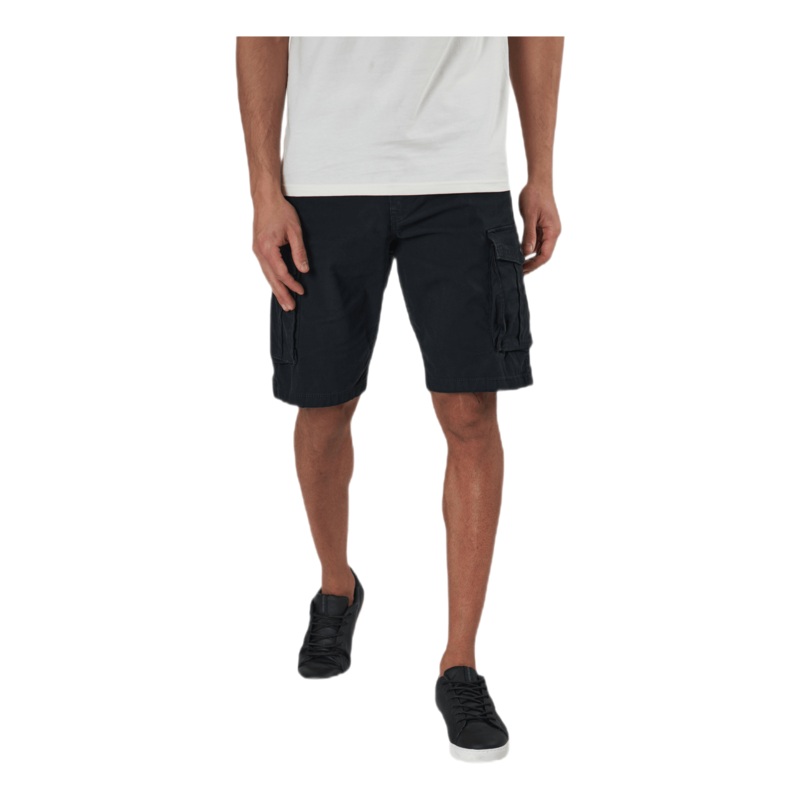 Zack Cargo Shorts Ama Solid Black