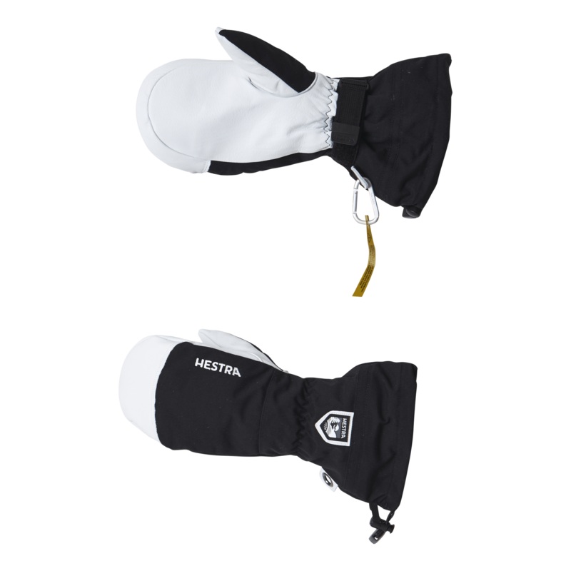 Army Leather Heli Ski Mitt Black