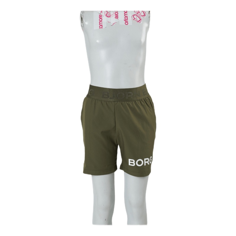 Jr Borg Shorts Green|122-128|134/140|146/152|158/164|170