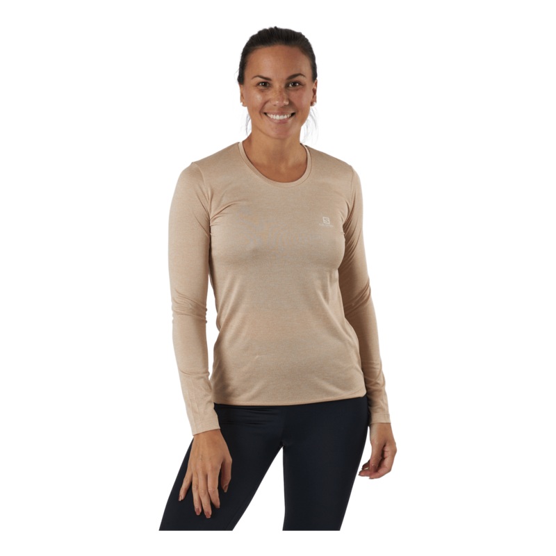 Agile Ls Tee W Sirocco/shell/heather