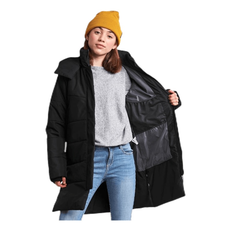 Sherin Girl’s Puff Parka Black
