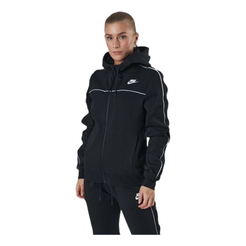 Women Millennium Full-zip Hood Black/white