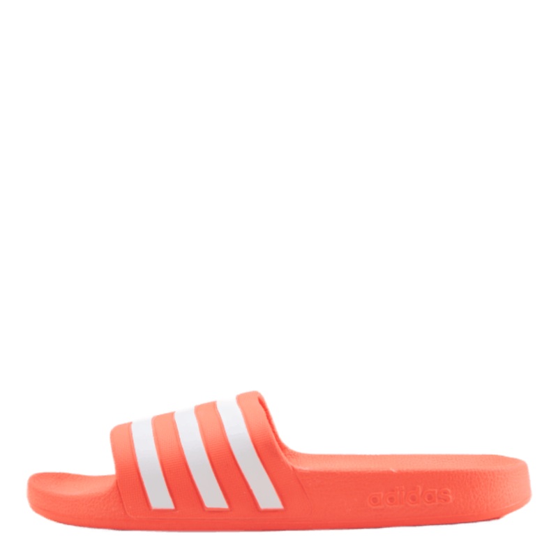 Adilette Aqua Slides Solar Red / Cloud White / Solar Red