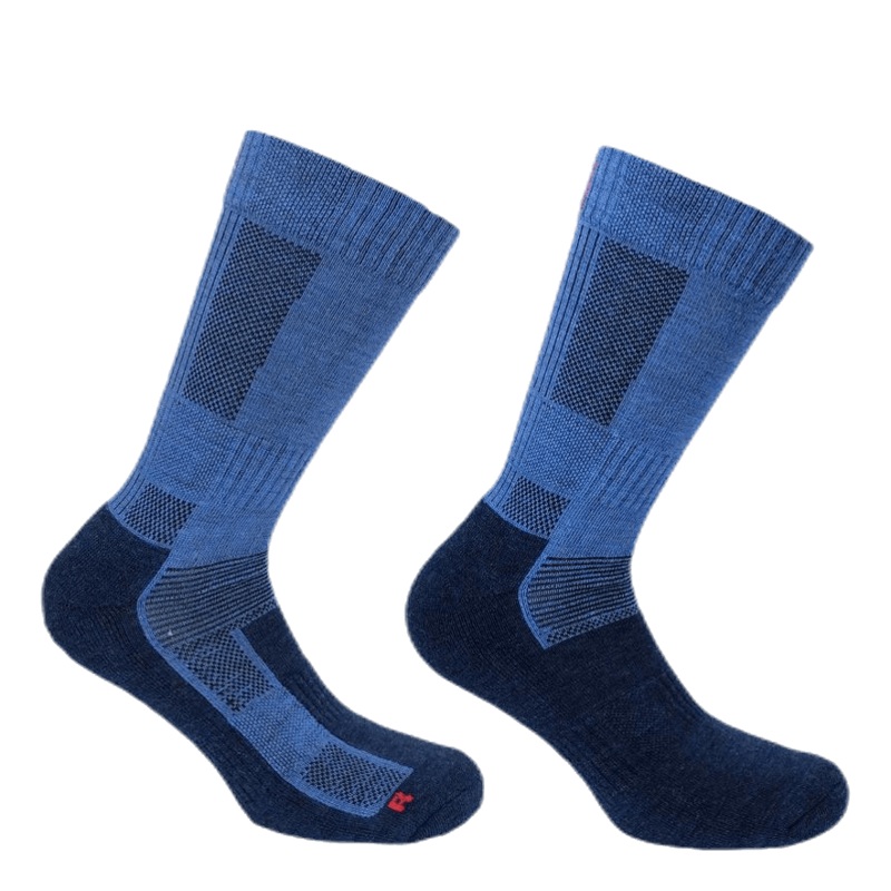 Merino Trekking Socks – Leonardo Blue