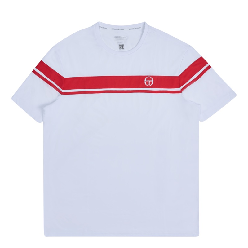 Young Line Pro T-shirt White/red