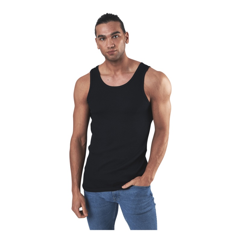 Tank Organic Cotton 2-pack Black