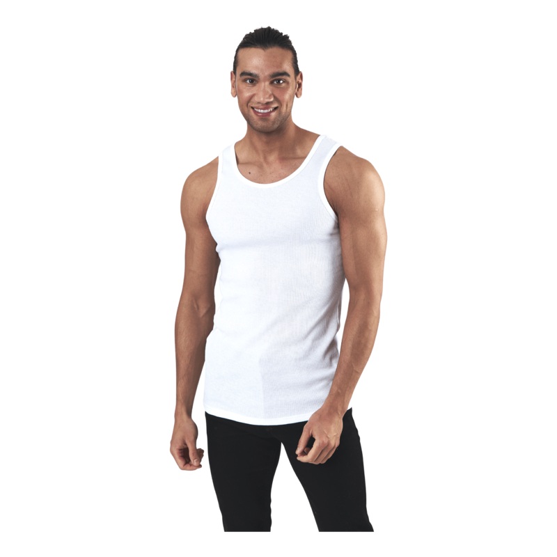 Tank Organic Cotton 2-pack White