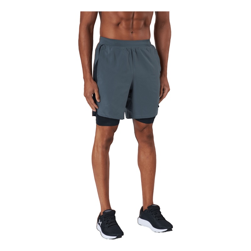 Ua Launch 7” 2-in-1 Short Pitch Gray